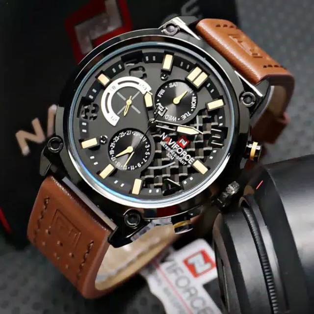 Jam tangan pria Naviforce NF 9068 original