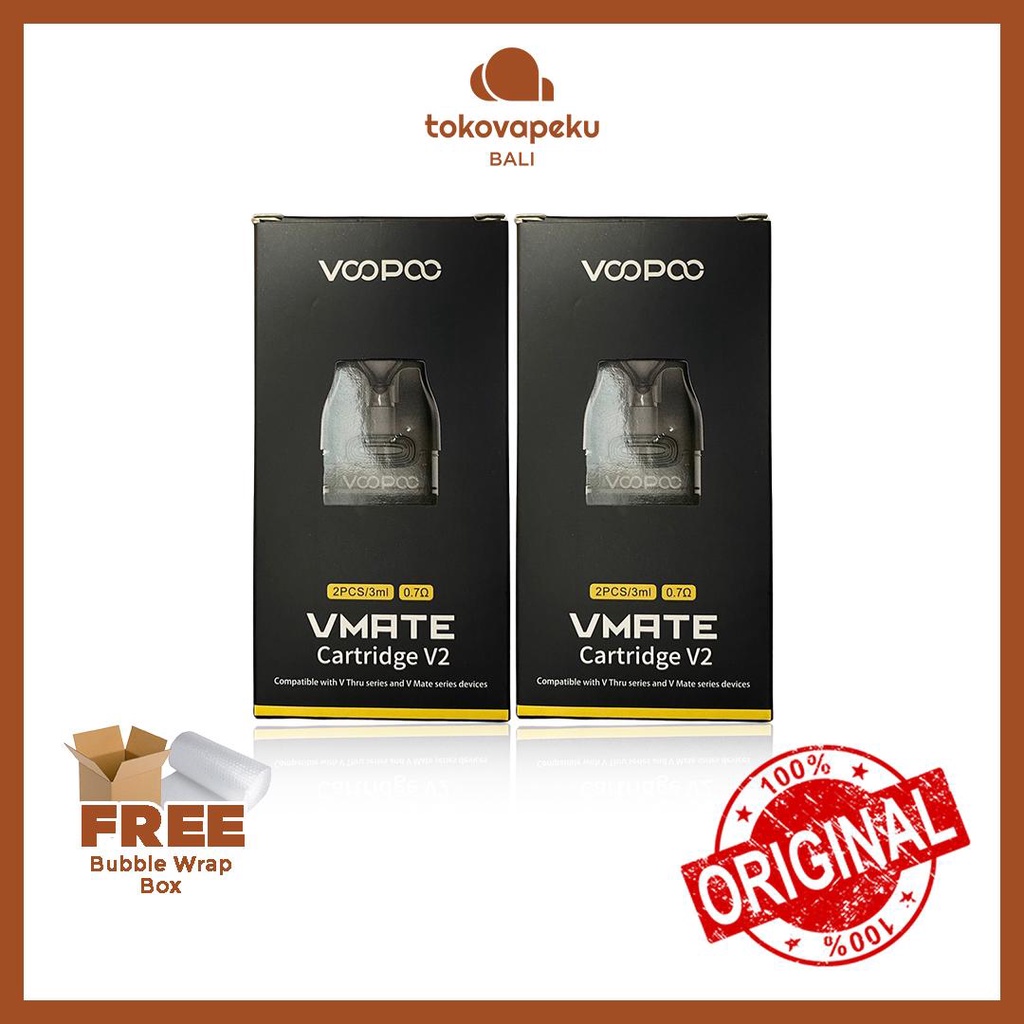 CARTRIDGE VMATE V2 CATRIDGE VMATE 3ML AUTHENTIC by VOOPOO