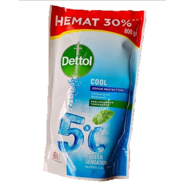 Dettol Sabun Mandi Cair Refill Cool 800gr