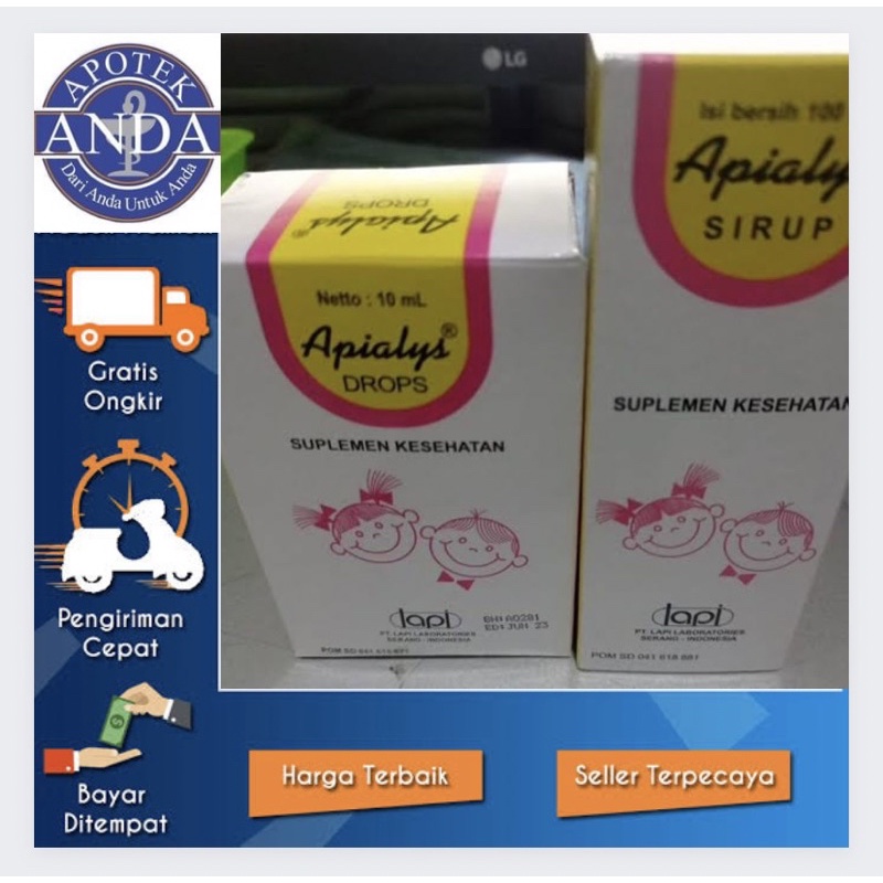 APIALYS SIRUP / APIALYS DROP Vitamin Anak dan Bayi