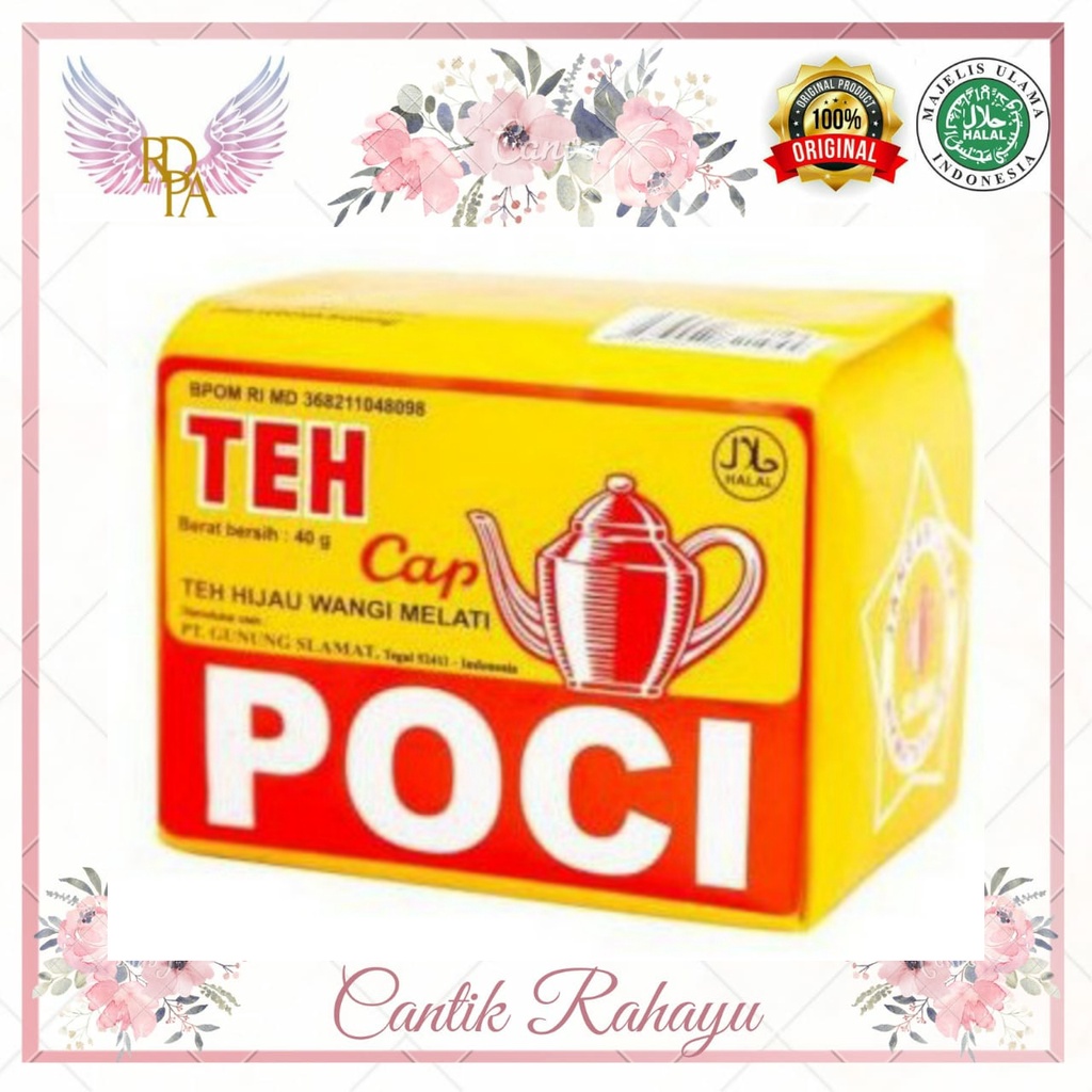 

Teh Poci Superior Kuning Teh Hijau Wangi Melati 40 gram.Teh Cap Poci Slawi