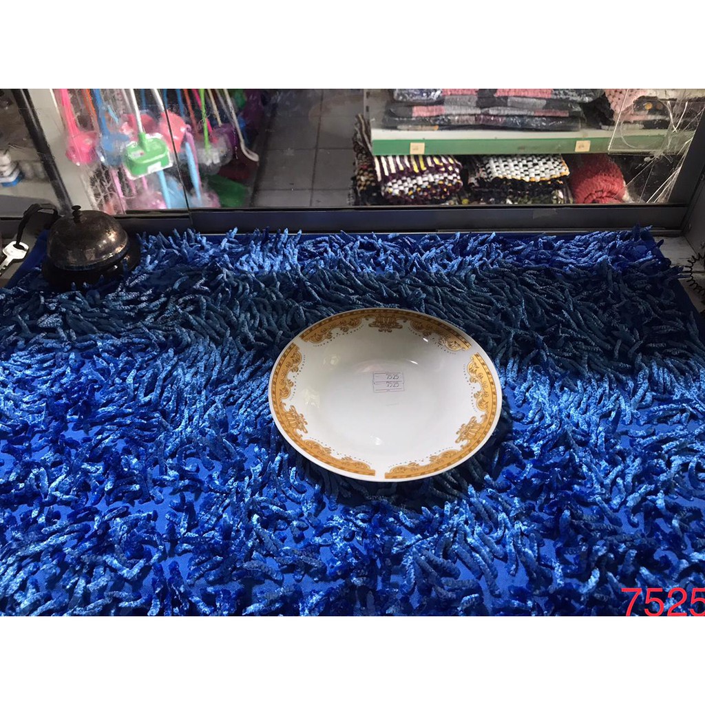 Piring kecil keramik putih motif emas - Piring tatak cantik serbaguna