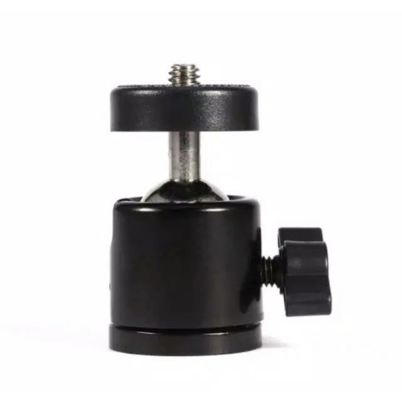 Mini Ball Head Besi - Ball Head Ringlight - Mini Ball Head Tripod Kamera - Mini Ball Head