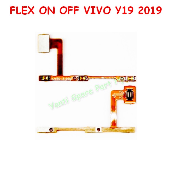 Flexible On Off Vivo Y19 2019 Original New