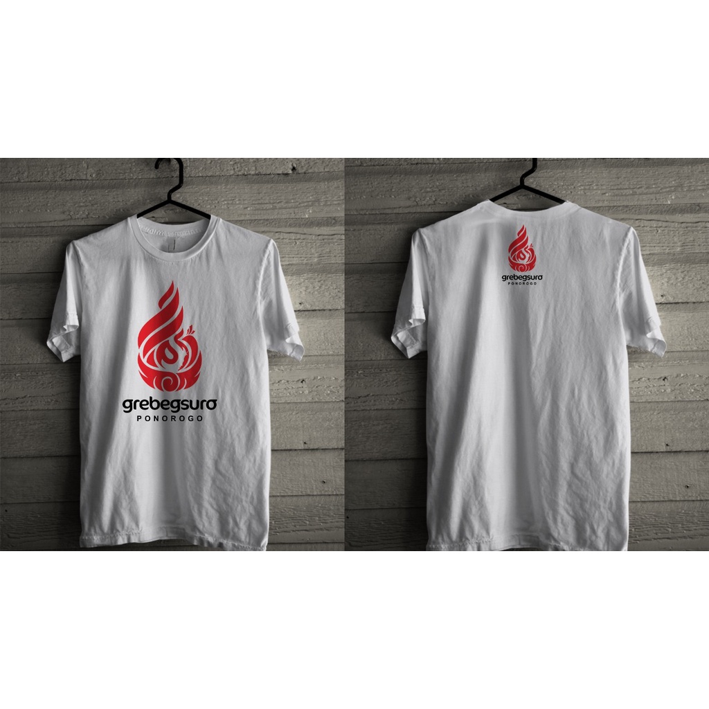 Jual kaos grebeg suro 2022 logo original katun sablon kekinian DTF