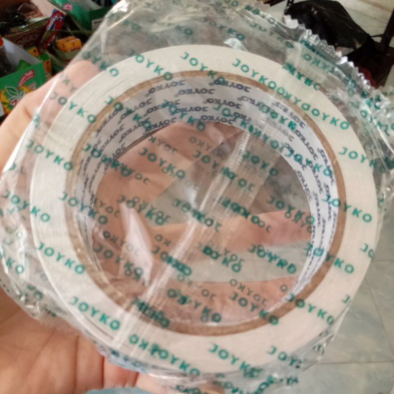 

solasi double tape besar PUTIH Merk JOYKO