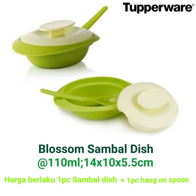 Blossom Sambal Dish Tupperware