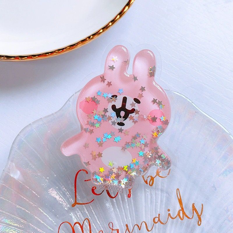 GLITTER CARTOON POP SOCKET / POPSOCKET GLITTER LIQUID KARAKTER STELLA LOU, DUFFY, RABBIT, SHELLIE MAY, DUCK, POP SOCKET QUICKSAND GLITER DESAIN KARTUN / CUTE PHONE HOLDER EXPANDING / POP SOCKET KOREA MURAH / DISNEY POPSOCKET / GRIPTOK / PHONE GRIP