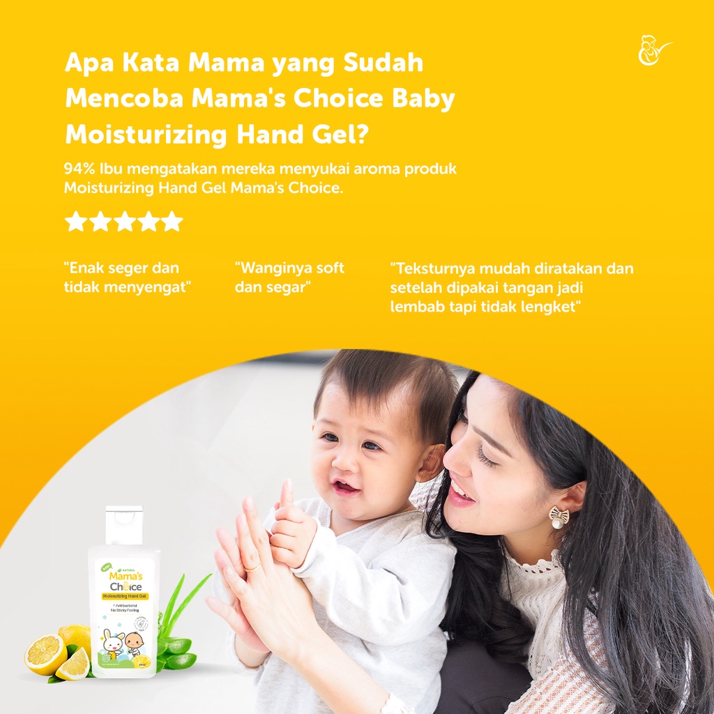 HAND SANITIZER / MAMA'S CHOICE HAND SANITIZER GEL / PEMBERSIH TANGAN BAYI