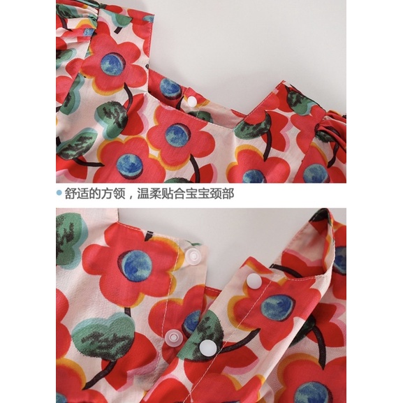 Poppy romper/ dress bayi anak perempuan