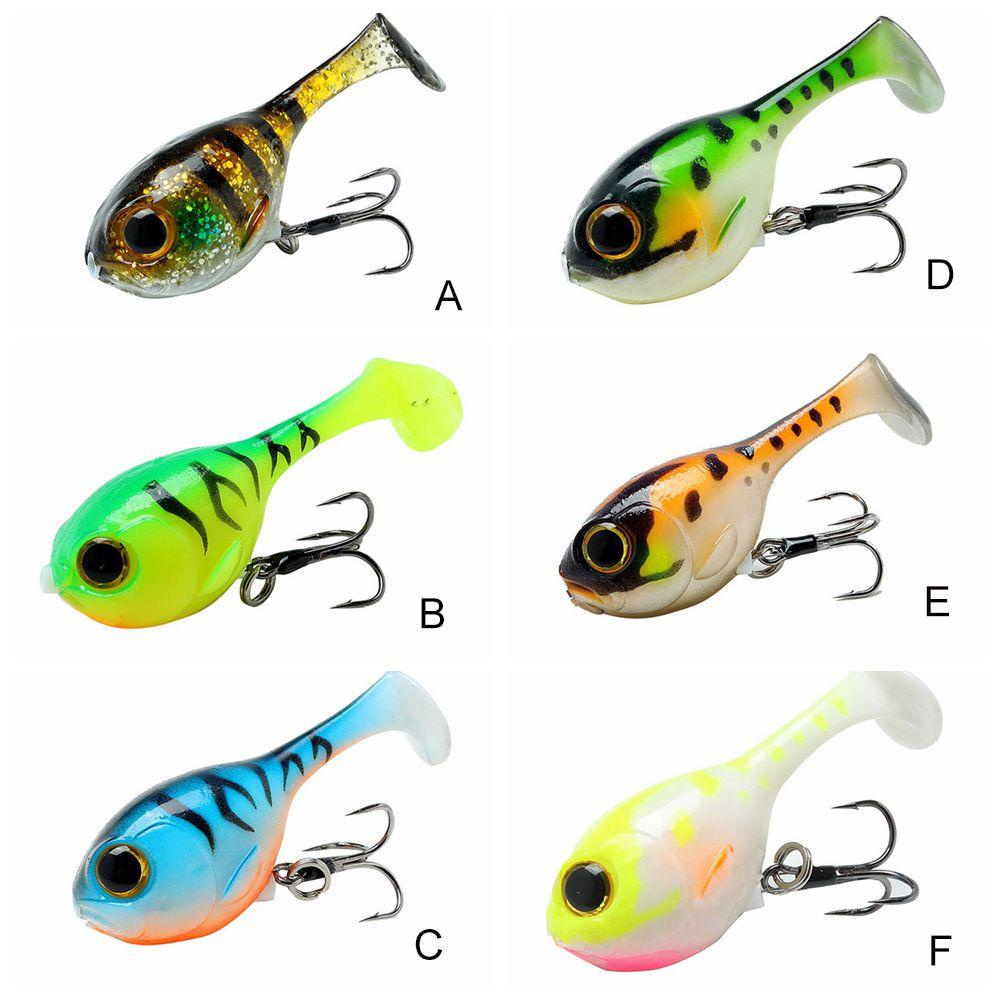 TOP Balon Umpan Ikan Dengan Pengait Tahan Lama High Quaility Swim Worm Barbed Hook