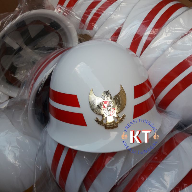 Jual Helm Garuda Lis Helm Upacara Paskibra Logo Lis Merah Shopee