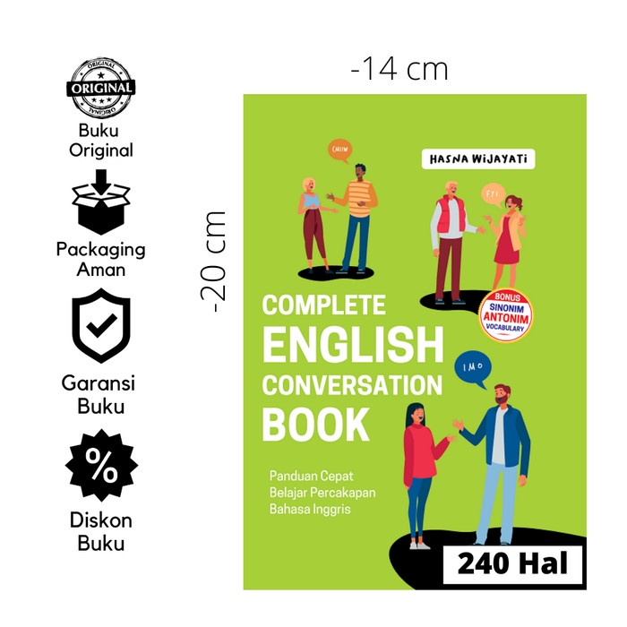 Jual COMPLETE ENGLISH CONVERSATION BOOK : Panduan Cepat Belajar ...