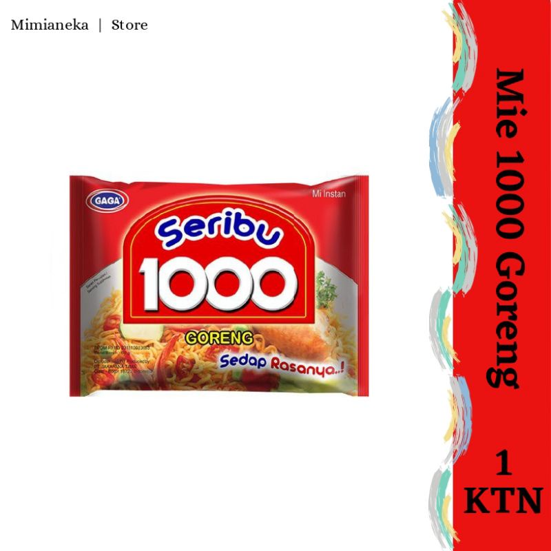 

GAGA 1000 Goreng Spesial 50g (1 dus = 40 pcs)