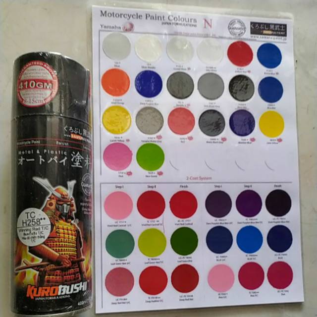 

Samurai paint winning red