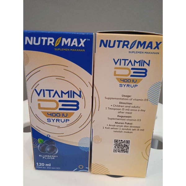 nutrimax vitamin d3 400iu sirup