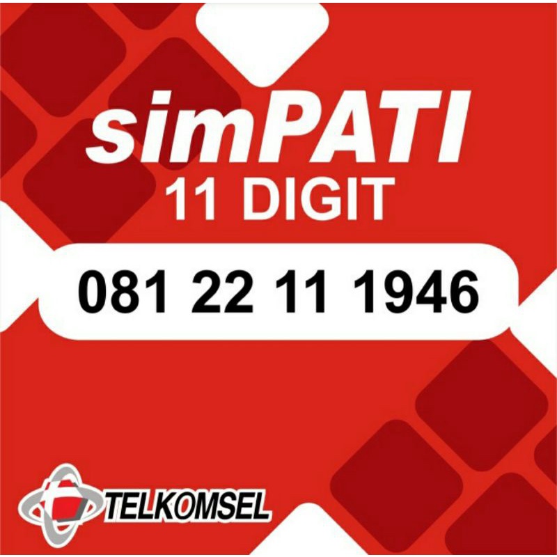 nomorcantik simpati 11 digit -  tahun lahir - 081 22 11 1946