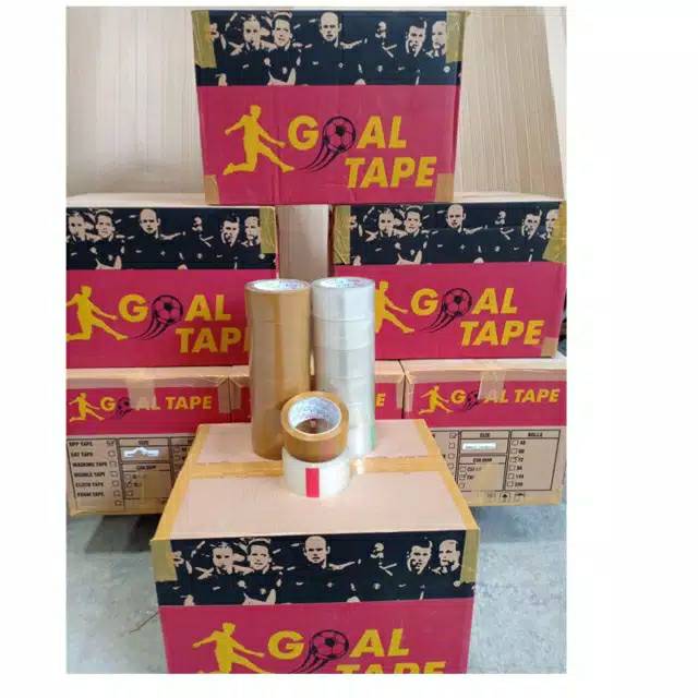 

Lakban goal tape 2 inch 100 yard yebal lem 200 micron