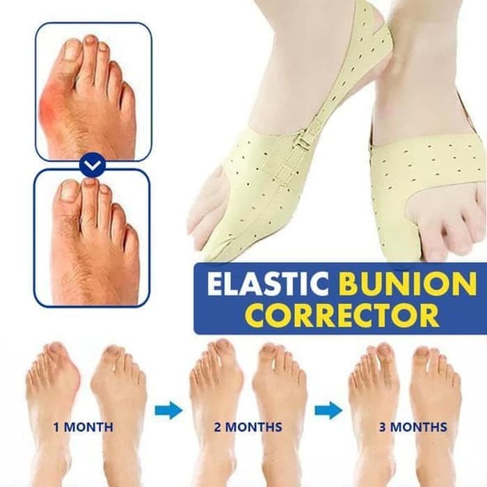 Alat Terapi Jempol Besar Bones Toe Separator Elastis Bunion Corrector