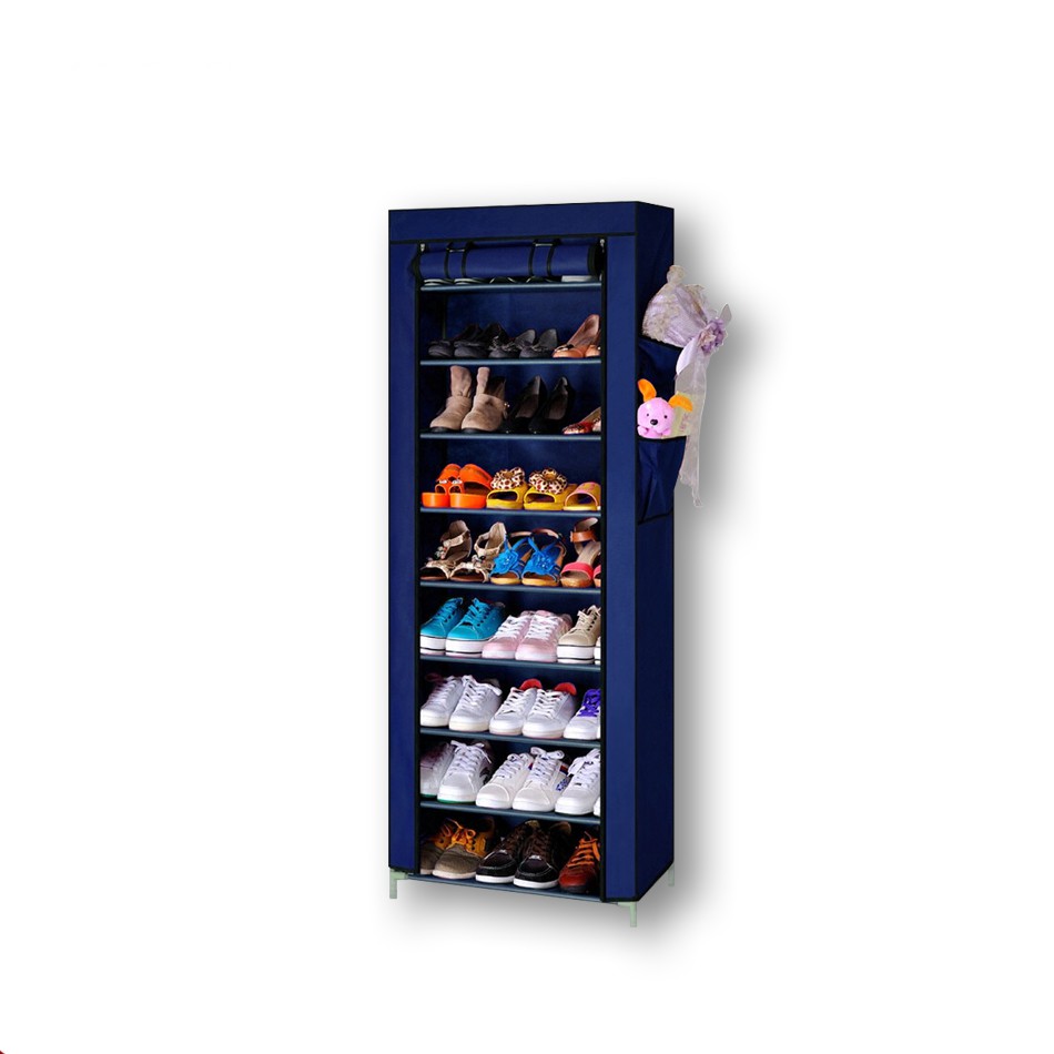 Rak Sepatu Kain 9 Susun Shoe Rack Lemari Sepatu Portable Rak Sepatu Kain 9 Susun Shoe Rack Lemari Sepatu Portable