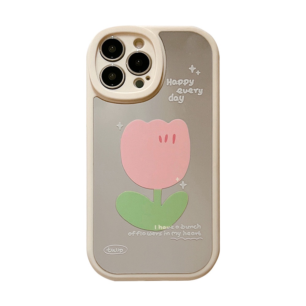 Casing tpu iPhone 13 13pro 13prm 11 7Plus 8Plus Xr XS 13 12pro Max Shockproof Aksen Cermin