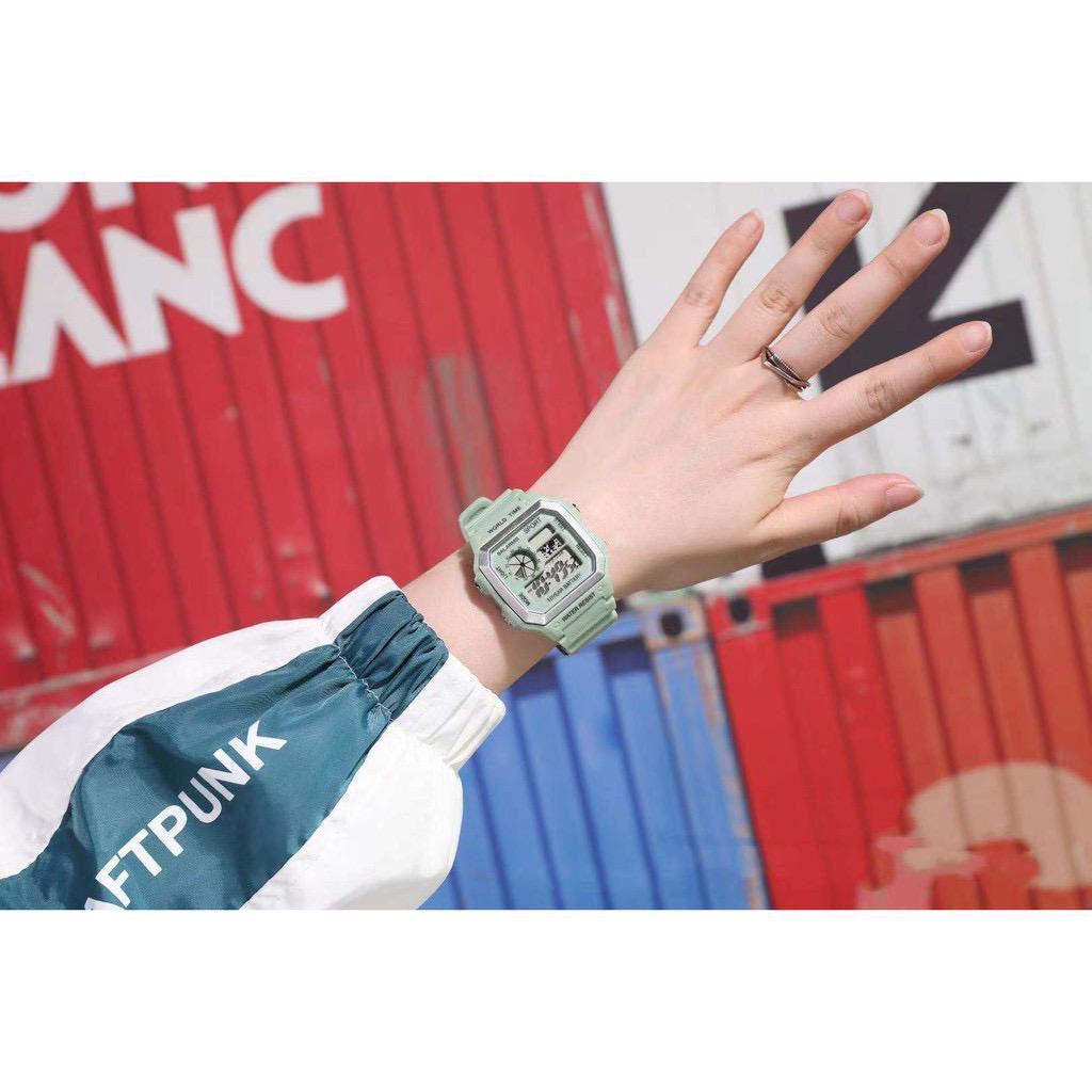 (SS) JAM TANGAN PRIA/WANITA SPORT IMPORT BAHAN KARET AE-1200 NEW DIGITAL