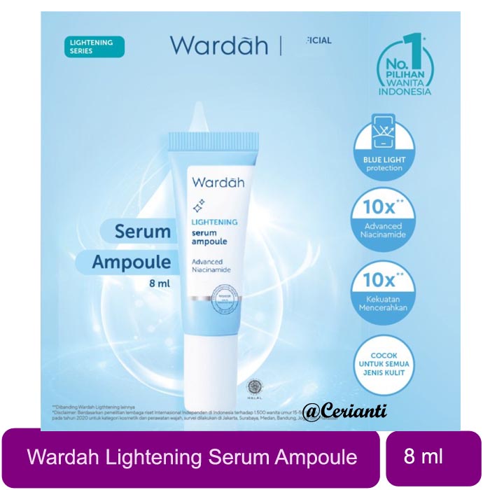 Wardah Lightening Serum Ampoule 8ml_Cerianti