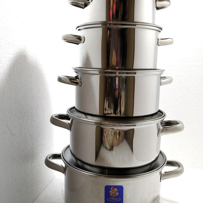 Saucepot Bima 2007 / Panci Set Stainless 430 Bima Susun 5 Sarah78801