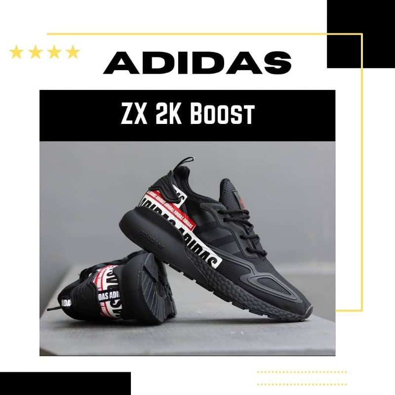 Sepatu Sneakers Adidas ZX 2K Boost Black