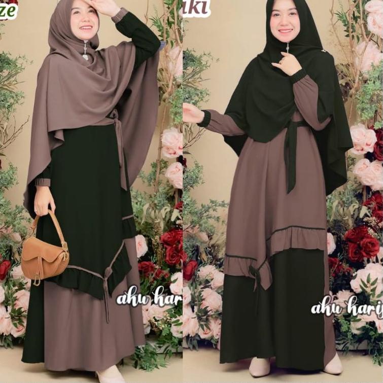 BIG SALE READY YUNISA SET SYAR'I AKU KARISSA ORI//GAMIS BEST SELLER WARNA BARU ★ 888