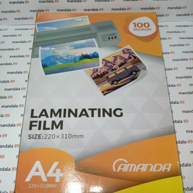 

laminating plastik a4 merk amanda