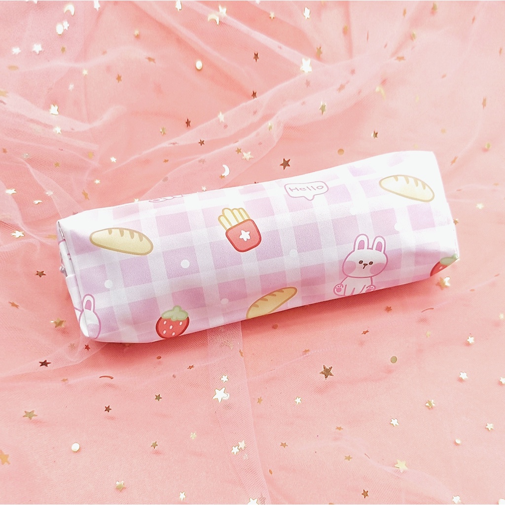 COD KOTAK PENSIL MOTIF LUCU UNIK / TEMPAT PENSIL / KOTAK PULPEN / TEMPAT ALAT TULIS PGS-PINK B