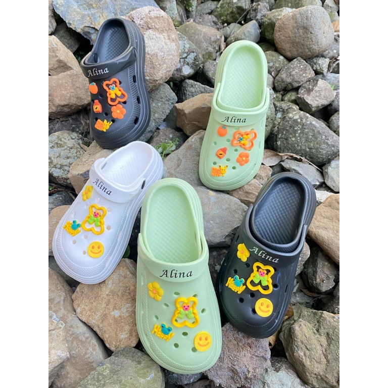 Sandal Jelly BAIM Tebal PIKACHU Import