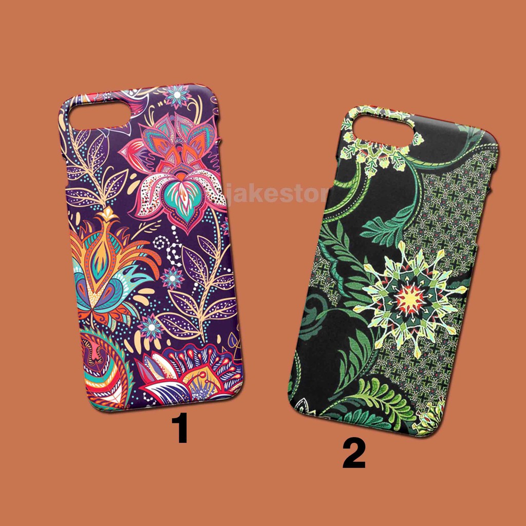 case Samsung S6 S7 edge S8 S9 Plus S10 Note 8 9 5 Batik Pattern casing hardcase