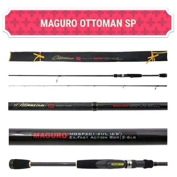 Rod UL MAGURO OTTOMAN SP MOSP201-2UL (204cm / Line Test 2-6lbs)