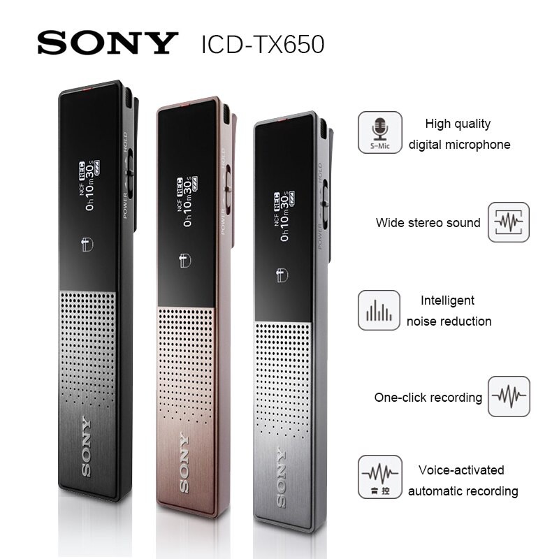 Digital Voice Recorder Sony ICD-TX650 Original