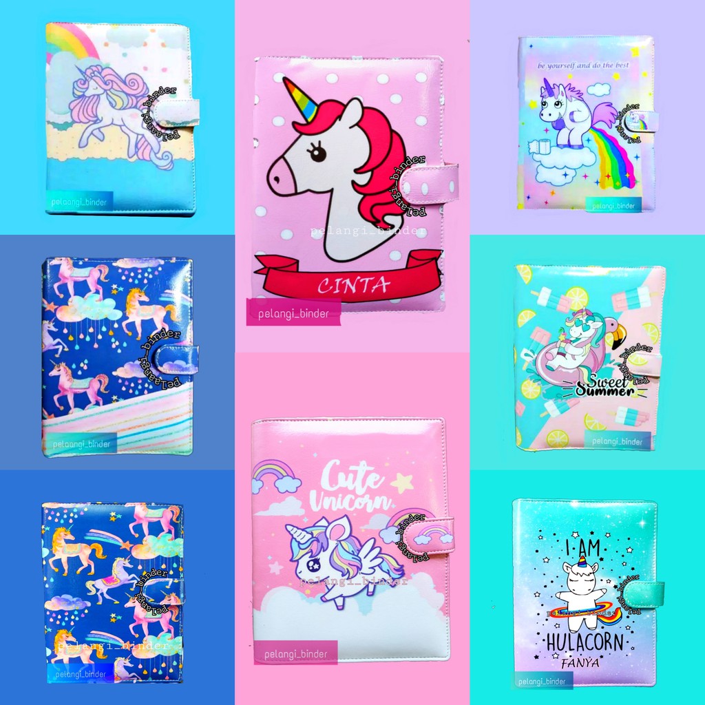 

Binder printing motif unicorn cute/ Binder Unicorn