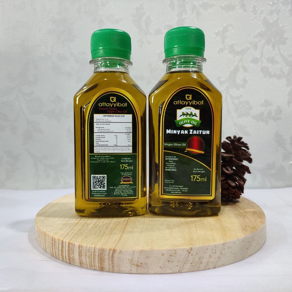 Minyak Zaitun 175ml/Olive Oil Virgin Syiria/ Minyak Zaitun Syiria