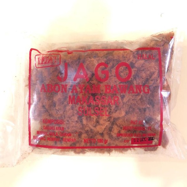 

ABON AYAM BAWANG JAGO 250gr