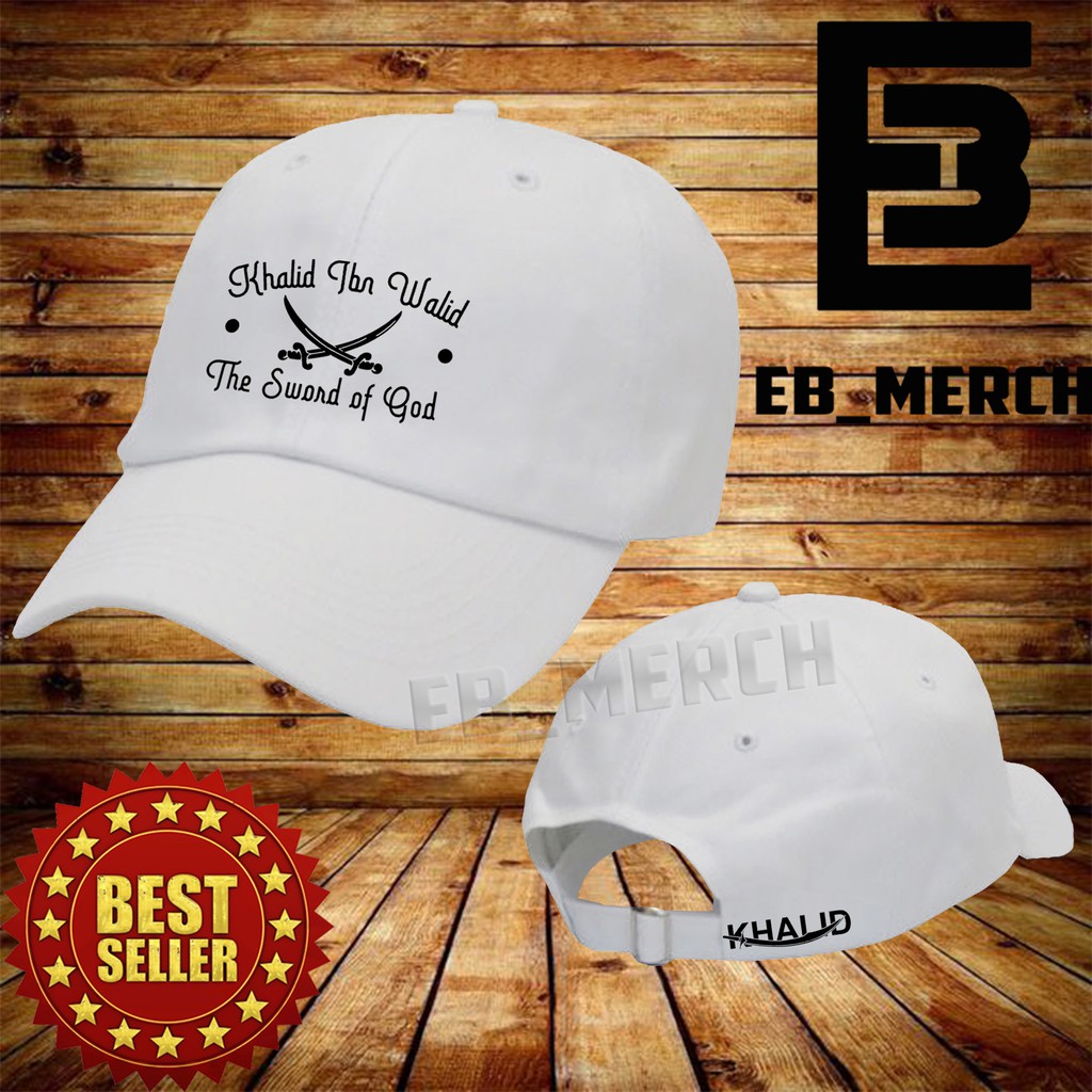 Import Quality Topi BASEBALL  KHALID BIN WALID  Pria & Wanita  EB_MERCH