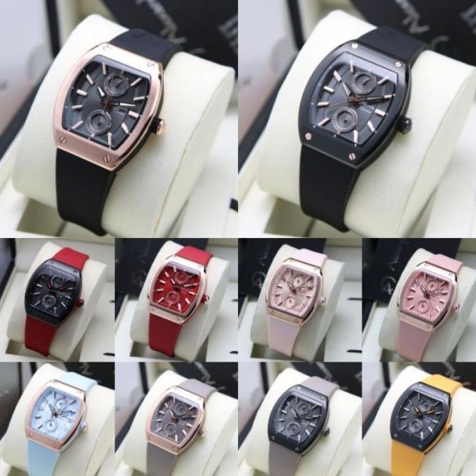 JAM TANGAN WANITA ALEXANDRE CHRISTIE AC 2944 / AC2944 RUBBER ORIGINAL barang ada