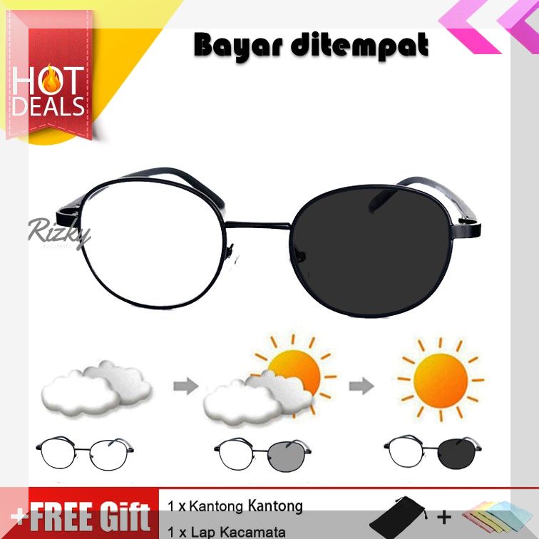 now ready (810RIZKY.ID) Kacamata pria frame kacamata minus antiradiasi/fashion pria