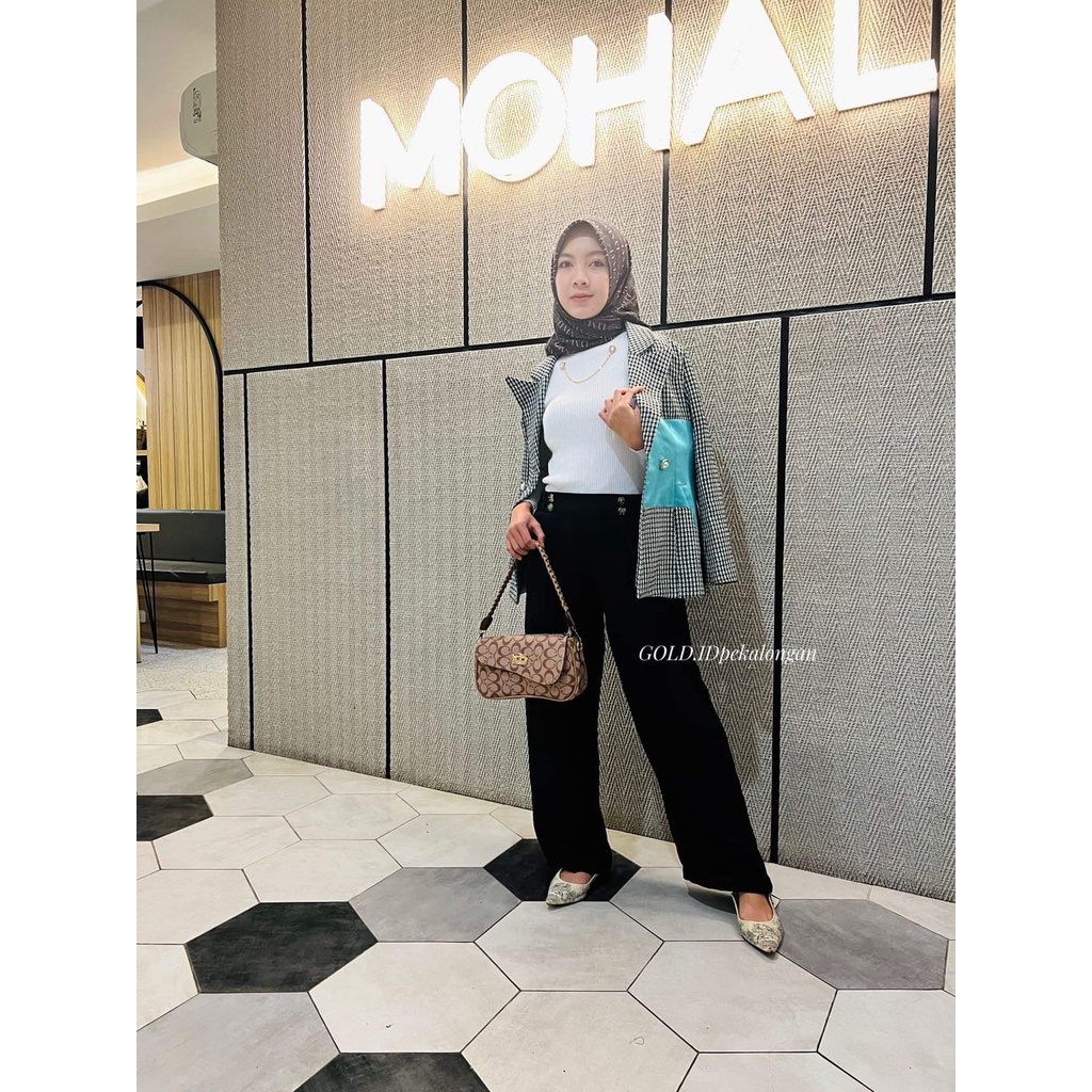 Kulot Chelsea Loose Pants // Kulot Highwaist Bahan Airflow Crinkle Premium Jumbo// Loose Pants Trousers Wanita // Celana Anti Kusut // Celana Kulot Wanita // Celana Kantor Formal/ Celana Kulot Crinkle Highwaist// Loose Cullote Pants // Kulot korean style