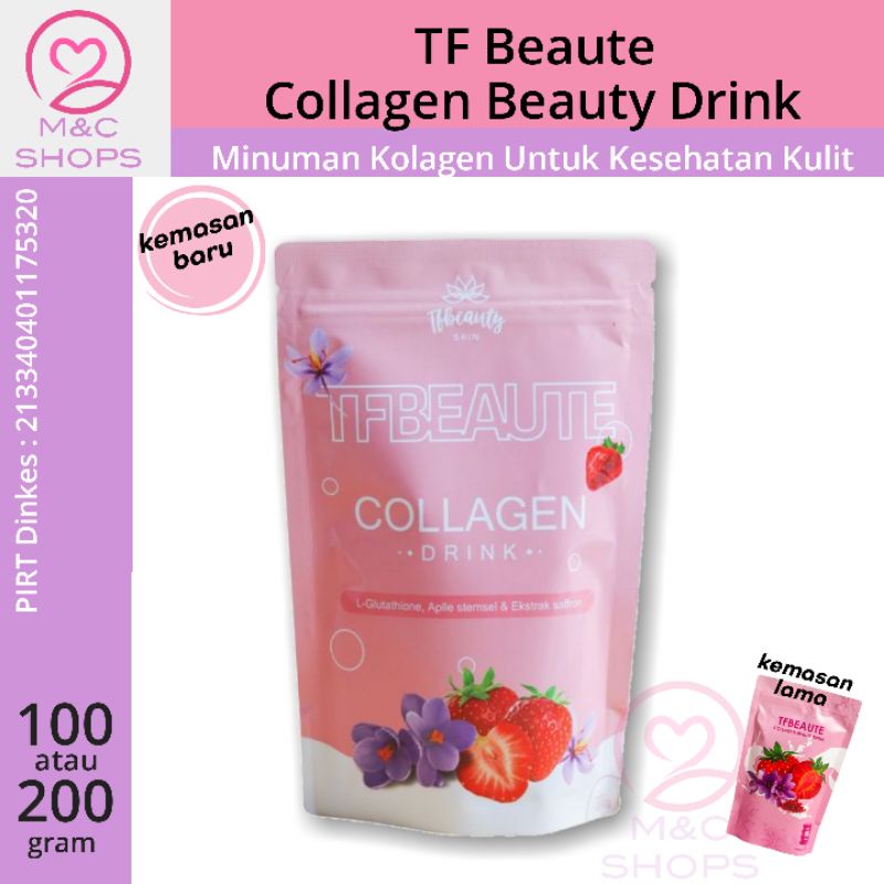 TFBeaute Collagen Beauty Drink ⭐ TF Beaute Collagen Drink ⭐ Minuman Kolagen BPOM ⭐ Minuman Kolagen u