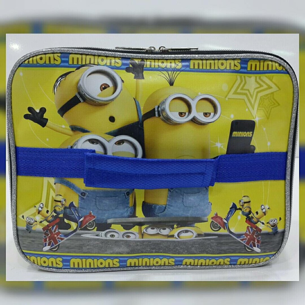 Terunik Tas Bekal / Lunch Bag Anak Aluminium Foil Muat Yooyee MINION