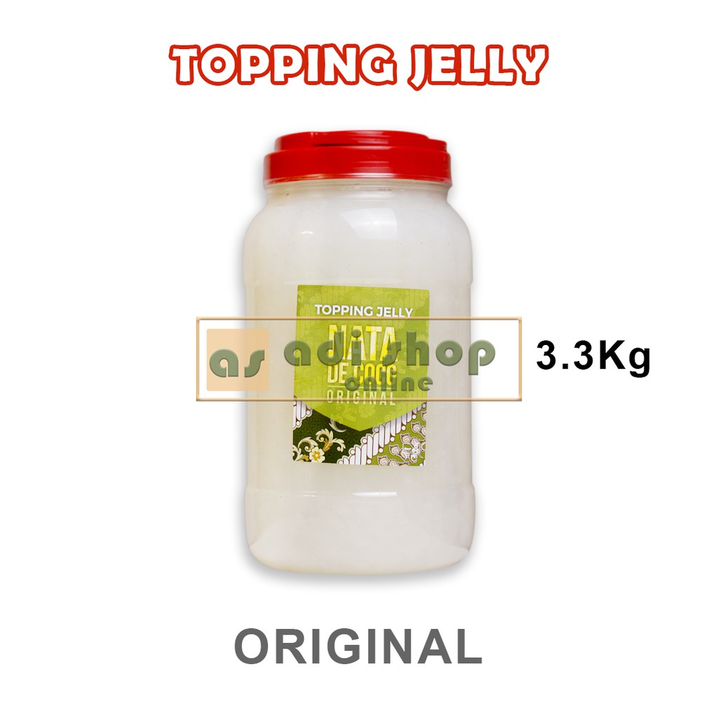 

TOPPING JELLY NATA DE COCO ORIGINAL 3.3Kg