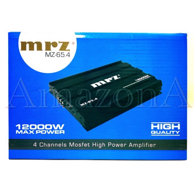 Power MRZ MZ-65.4 New 4 CHannel Mosfet High Power Amplifier