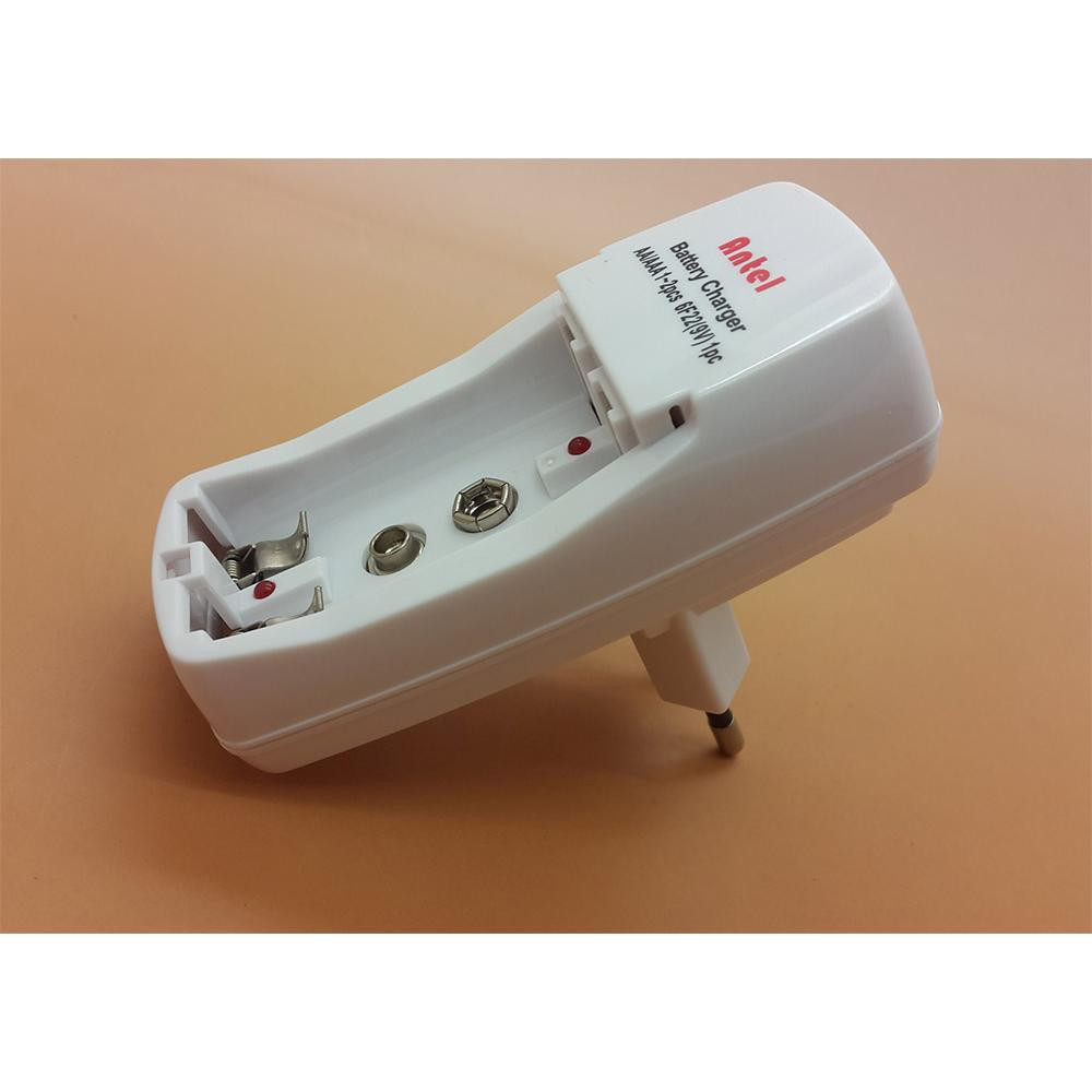 [55 GRAM] 2 slot ANTEL Charger baterai A2 + A3 + 9V Rechargeable