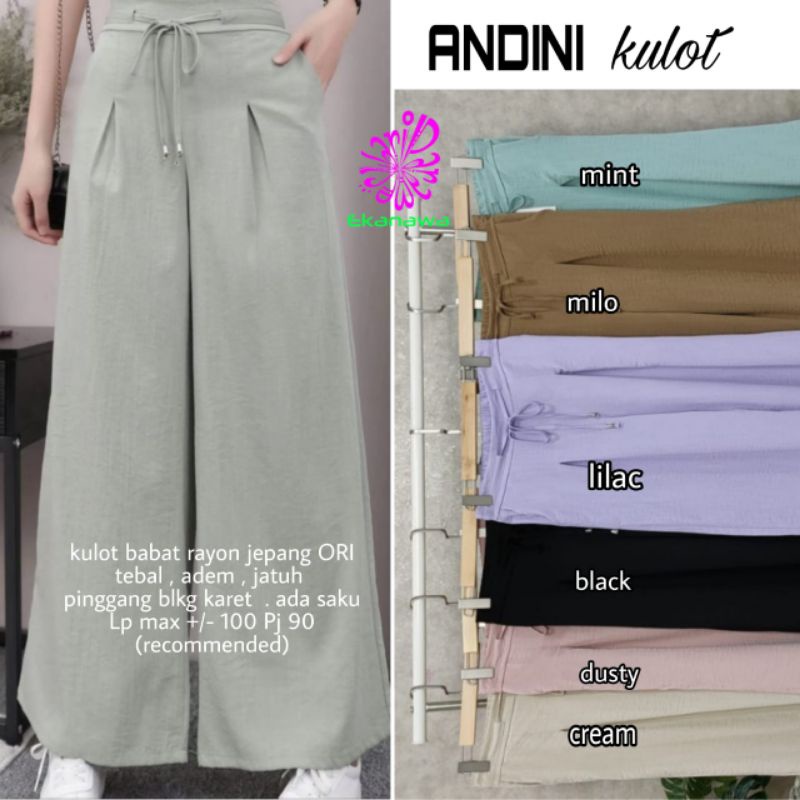 Kulot Wanita Kekinian Andini Series