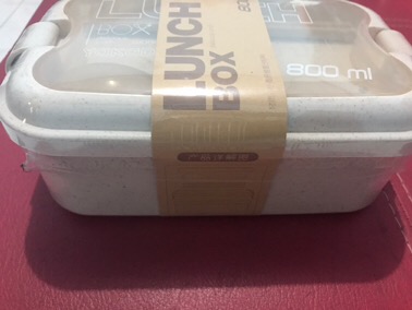 Clearance Sale 3.3 Kotak Makan Bento Jerami Gandum Alami Bahan Wheat Free Sendok Dan Sumpit Cuc-180